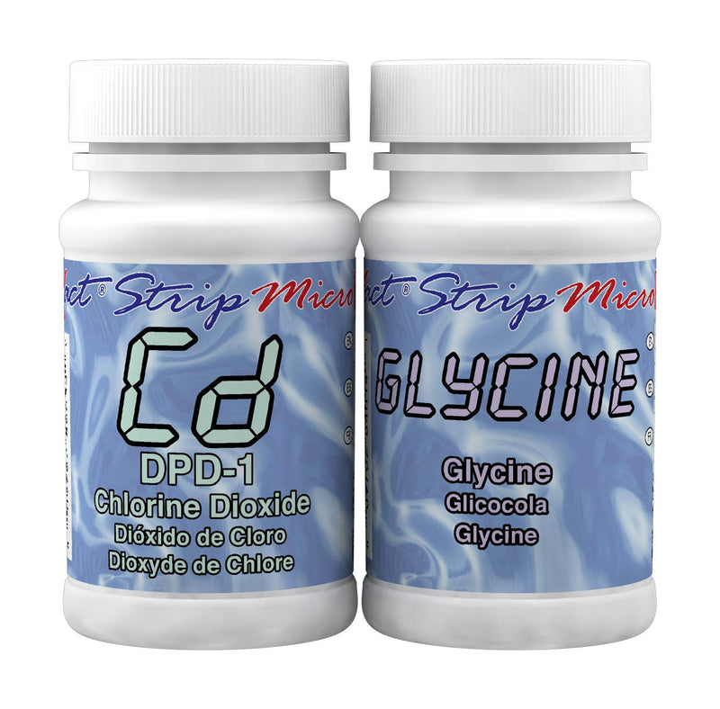 [Australia - AusPower] - Industrial Test Systems eXact 486633 Micro Chlorine Dioxide Strips, 0-12 ppm Detection Range (Bottle of 100) 