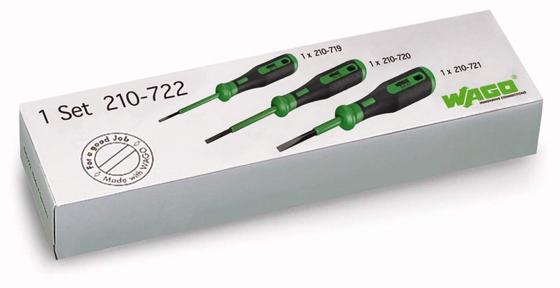 [Australia - AusPower] - WAGO - 210-722 - TERMINAL BLOCK OPERATING TOOL SET, 3PCS. 