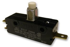 [Australia - AusPower] - CHERRY - 0E1300J0 - MICRO SW, SPRING PLUNGER, SPDT, 15A 250V 