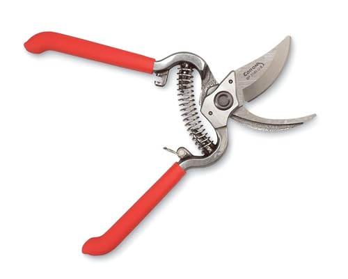 Corona Clipper Comfort Forged Bypass Pruner scissors with ergonomic handles and curved cutting blades