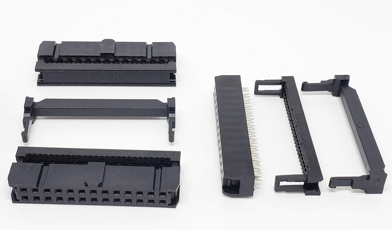 [Australia - AusPower] - PC Accessories - Connectors Pro 30-Pack 2X13 26P 2.54mm 0.1" Pitch Dual Rows IDC Sockets for Standard Flat Ribbon Cable, 26 Pins FC Female Connector 30-PK 