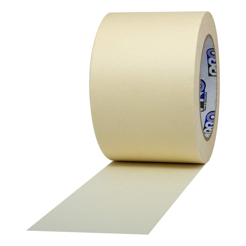 ProTapes Pro 795 Crepe Paper General Purpose Masking Tape, 60 yds Length x 3" Width, Tan (Pack of 1) 3" (Pack of 1)