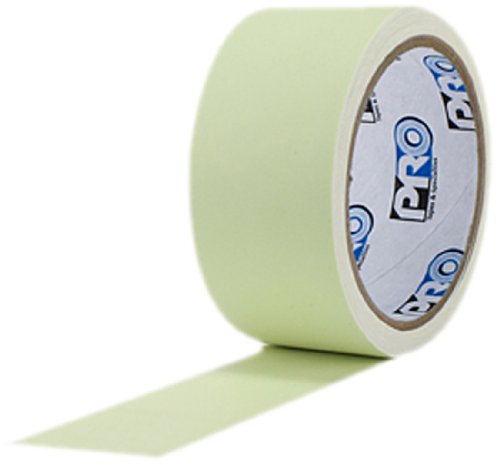 ProTapes Pro Glow Phosphorescent Vinyl Glow in the Dark Tape, 18 mils Thick, 5 yds Length x 1" Width (Pack of 1) 1" x 180" Tape (Pack of 1) 1 Roll