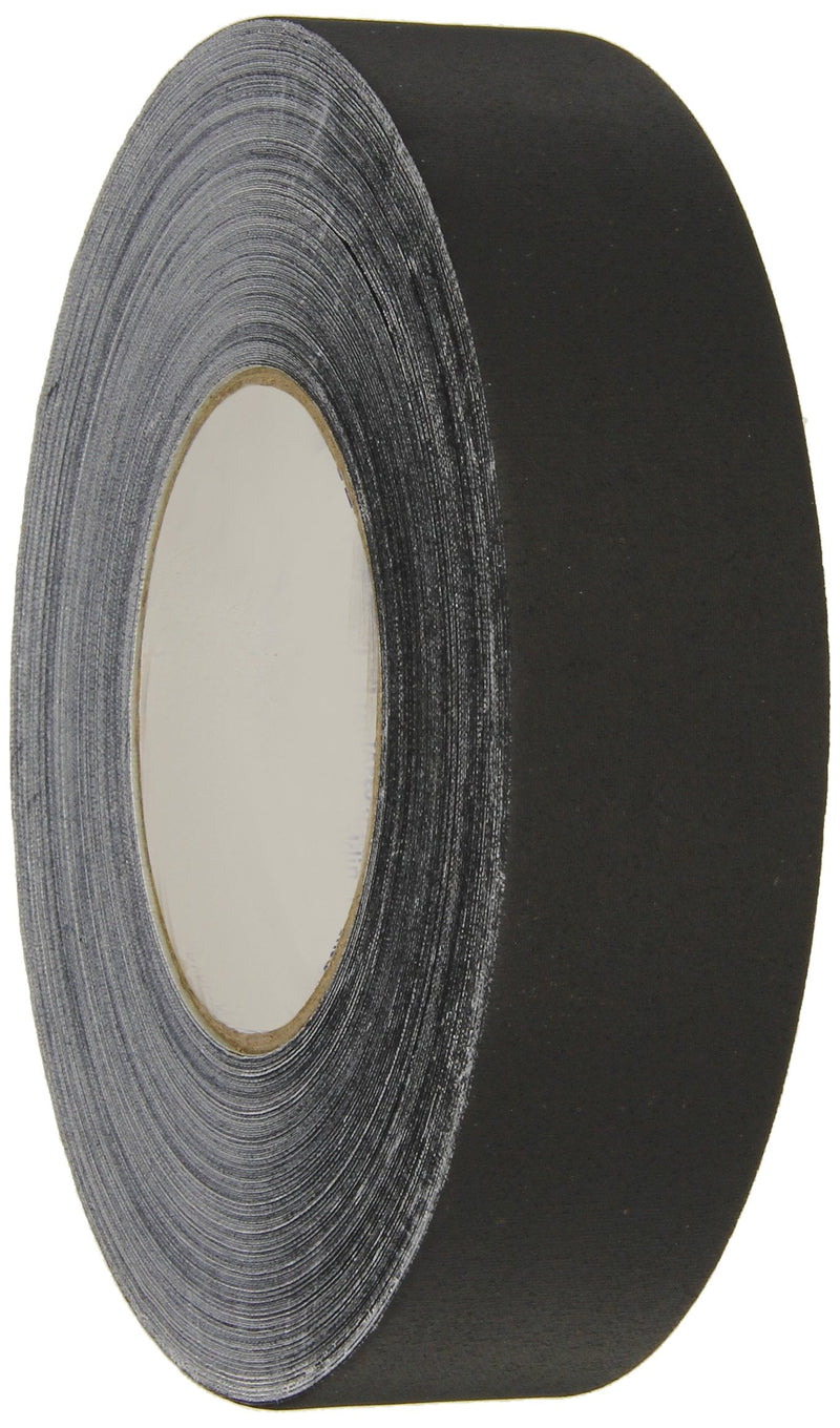 Polyken 510 Black Gaffers Tape 1.5" x 55 Yards, Professional Grade, UV Fluorescent, No Residue, Non-Reflective (Gaff Tape), 1 Roll