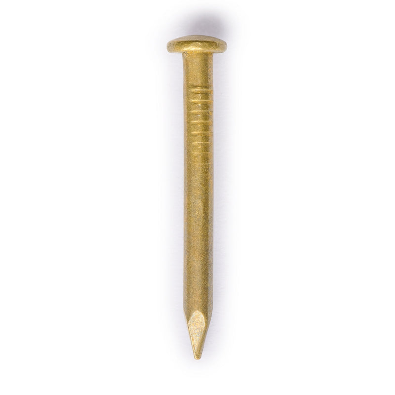 [Australia - AusPower] - Pure Brass Nails, 0.8 Inch, Bag of 100 - Architectural, Interior Design, Doors, Furniture Cabinet Customization Hardware 