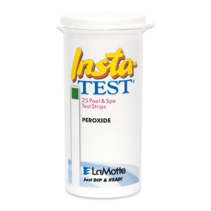 LaMotte Insta-Test 2984 Hydrogen Peroxide HR Single Factor Test Strip, 0-90ppm Range (Vial of 25 Strips)