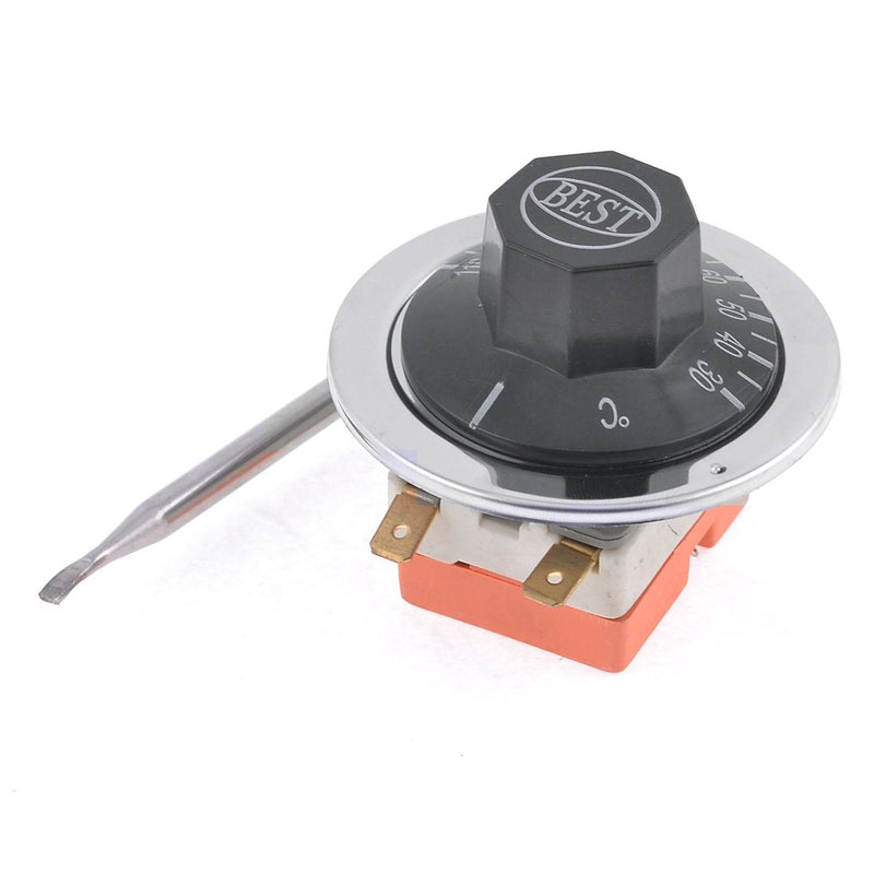 [Australia - AusPower] - uxcell NC AC 250 16A 3A 30-110C Temperature Control Switch Capillary Thermostat for Oven Refrigerator Heater 