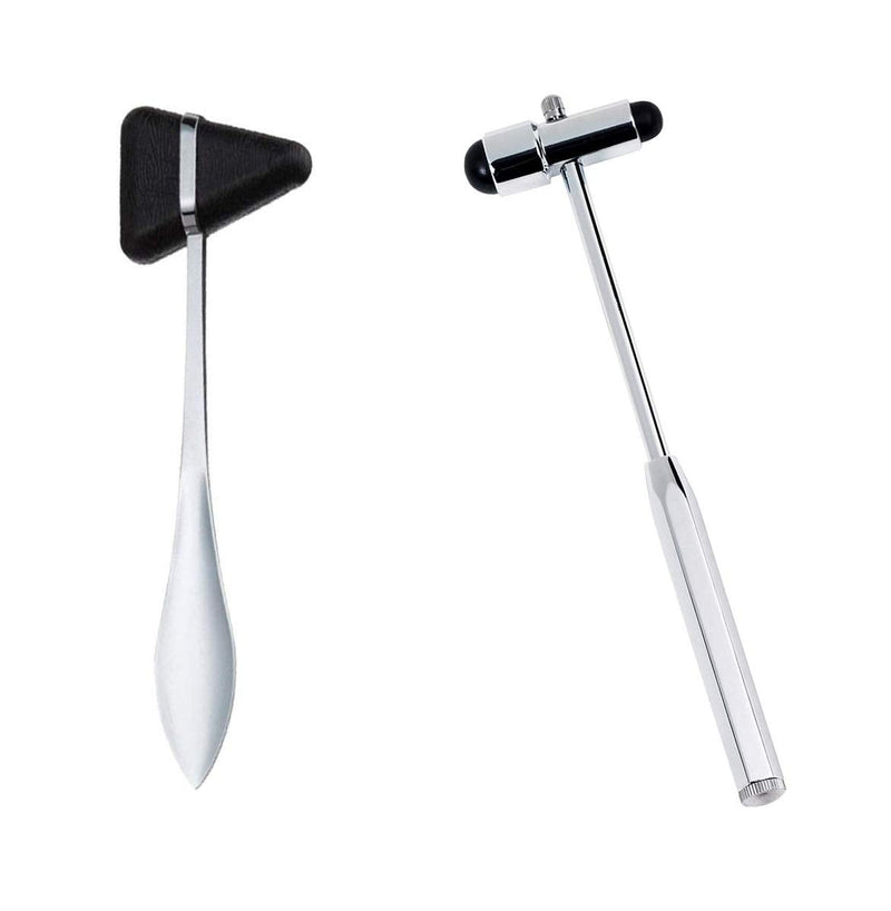 [Australia - AusPower] - EMI Professional 2-Piece Set: Black Buck and Taylor Reflex Hammers for Comprehensive Neurological Examinations - Perfect for Doctors, Nurses, and Medical Professionals to assess reflex testing 