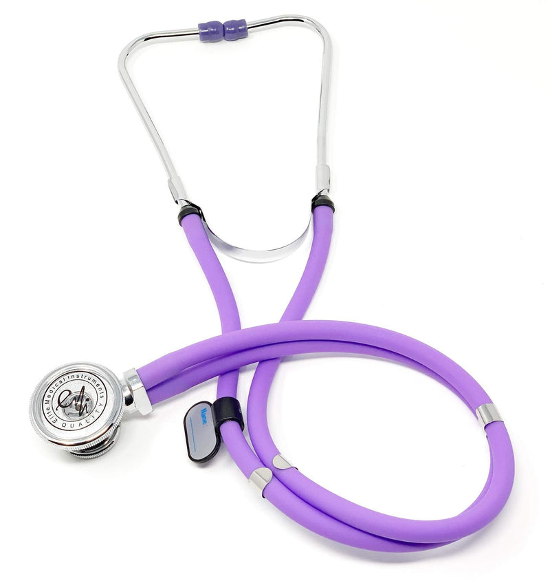 [Australia - AusPower] - EMI Sprague Rappaport Dual Head Medical Stethoscope - Lilac #112 Perfect for Nurses 
