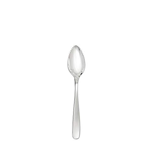 Fortessa Grand City 18/10 Stainless Steel Flatware Grapefruit Spoons, Set of 12,Silver Grapefruit Spoon