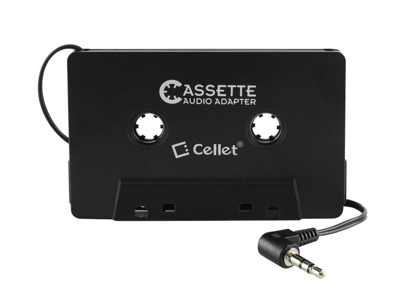 [Australia - AusPower] - Cellet 3.5mm Stereo Audio Aux Cable for Stereo, Car Audio Cassette to Aux Adapter, 3.5 MM Auxillary Cable Tape Adapter 