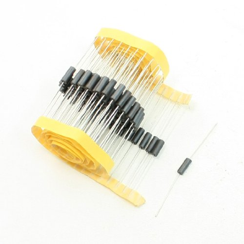 100 Pcs Axial Lead Cylinder Body Ferrite Beads Leads Black | Axial wire cylinder body conductor