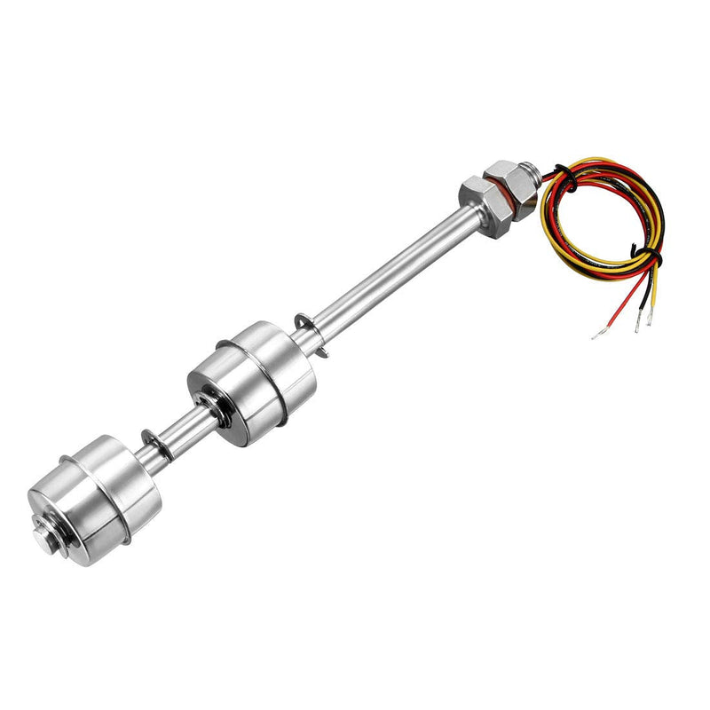 [Australia - AusPower] - uxcell Stainless Steel Float Switch for Water Pump Tank swim pool garden pond Liquid Water Level Sensor M11 180mm Length 