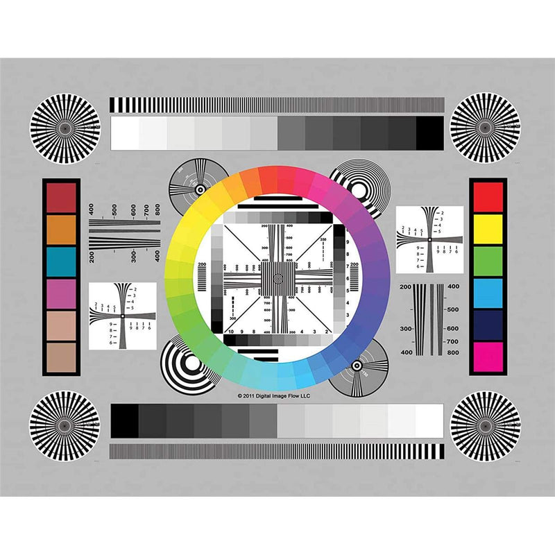 [Australia - AusPower] - High Resolution 8.5x11" Chrome SD Professional Lens Test Chart, 3-Pack 