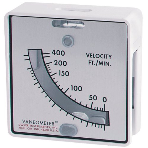 [Australia - AusPower] - Dwyer® Vaneometer Swing Vane Anemometer, M480, 0-2.0 m/s 