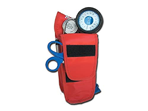 GIMA Holster, Large Red, organizer belt pouch for emergency operators
