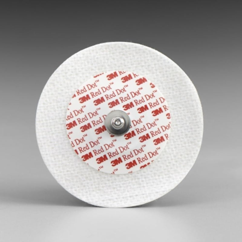 [Australia - AusPower] - 3M-2238 Electrode EKG/ECG Red Dot Cloth Adult 6cm 50 Per Bag by 3M Part No. 2238 
