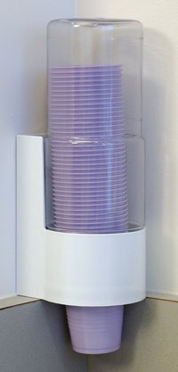 [Australia - AusPower] - PCC Part# PCC - Dispenser Cup 5oz For Plastic Cups White/ Clear Ea By Crosstex International 
