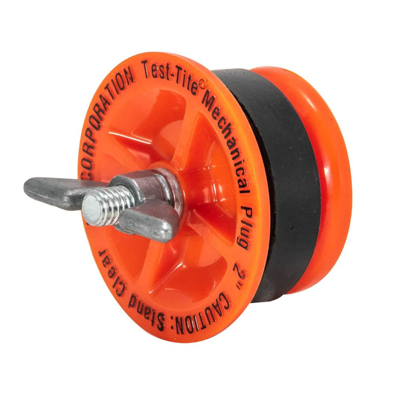 [Australia - AusPower] - EASTMAN 78033 Mechanical Test Plug, Screw and Zinc Nut, ABS EASX1, 2 Inch, Red 