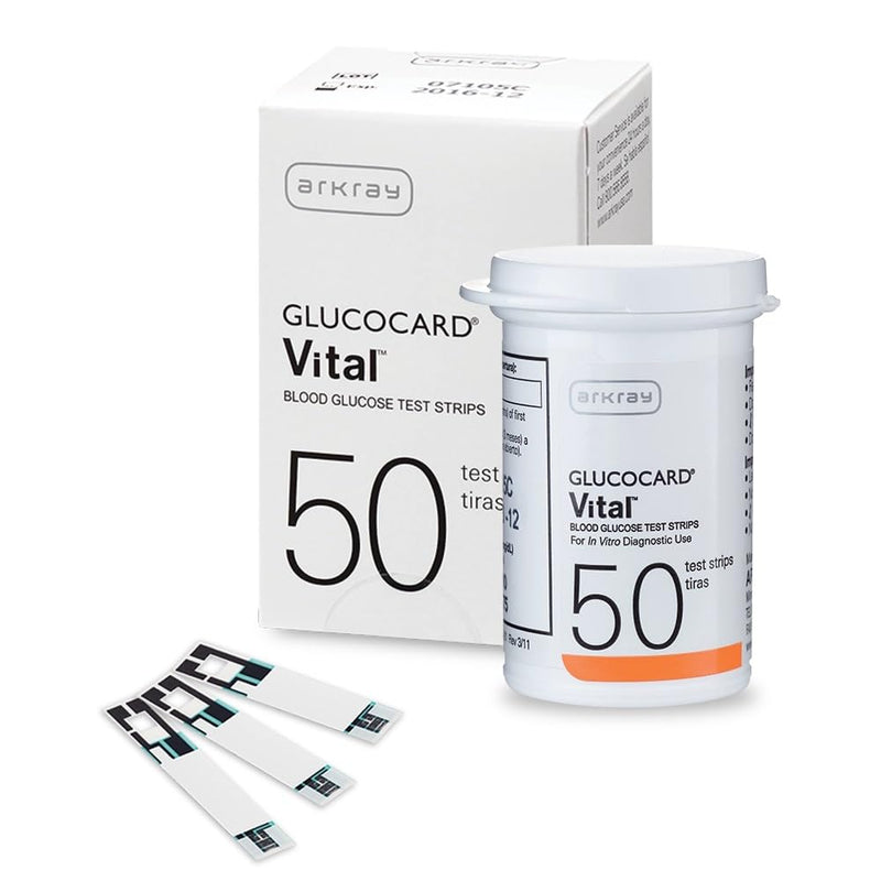 [Australia - AusPower] - Arkray Glucocard Vital Test Strips, 100 Count 