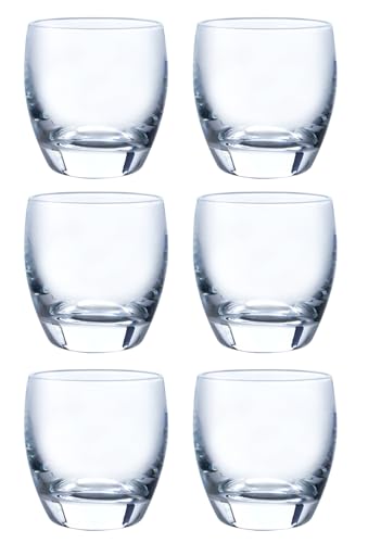 東洋佐々木ガラス Toyo Sasaki Glass T-16108-JAN Cold Sake Glass, 3.4 fl oz (100 ml), Sake Cup, Made in Japan, Dishwasher Safe, Pack of 6 2.4 x 2.4 x 2.4 inches (6 x 6 x 6.1 cm) Set of 6