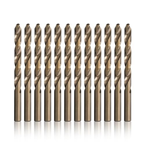 Drill America #11 cobalt heavy duty jobber drill bits, D/ACO Series, pack of 12