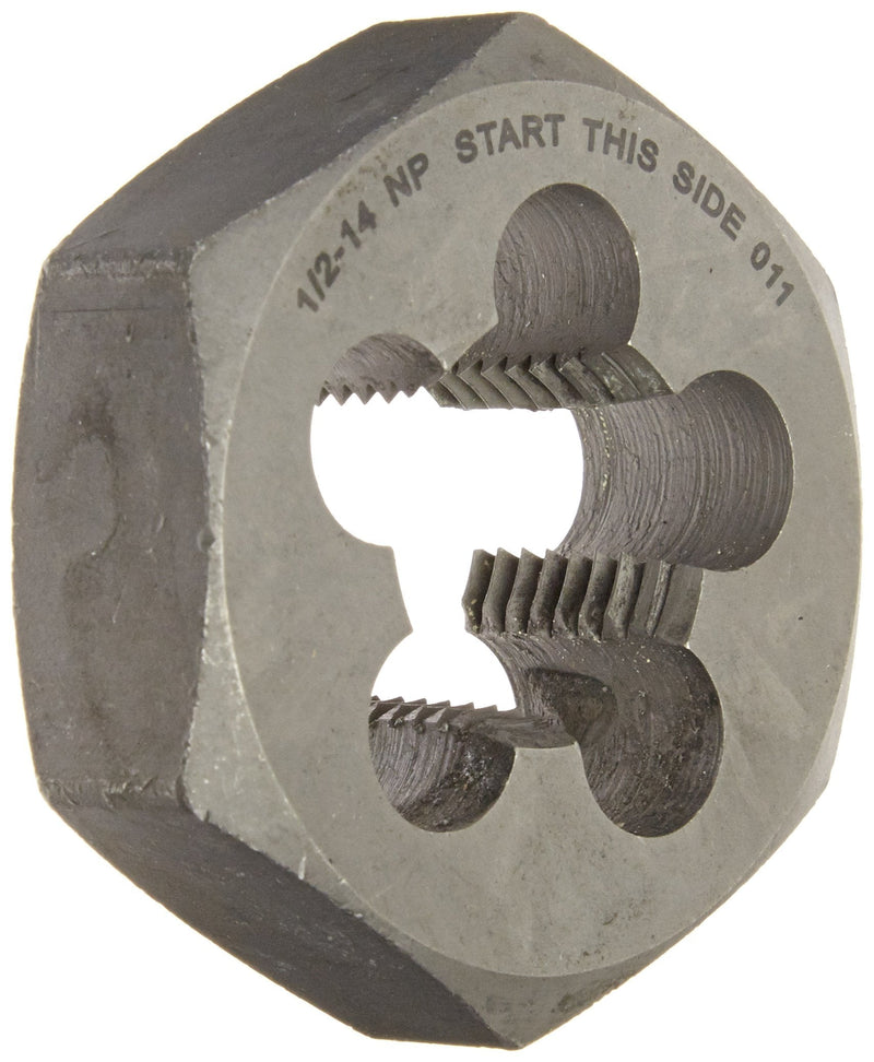 [Australia - AusPower] - Drill America 1/2"-14 Carbon Steel Hex NPT Pipe Rethreading Die, DWT Series 1/2"-14 NPT 
