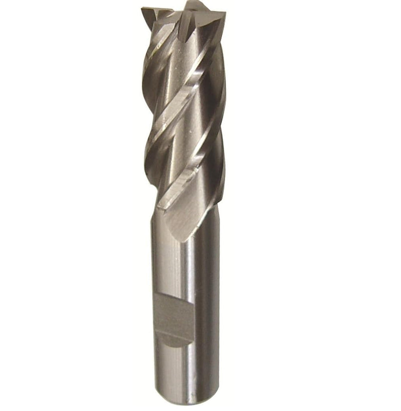 Drill America 20.00mm High Speed Steel 4 Flute Single End End Mill, DWC Series 3/4 Inches 4-1/8 Inches Unfinished 1 DWC20MM-4FSE