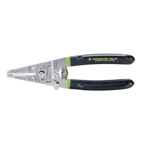 Greenlee 1950-SS Pro stainless wire stripper, cutter and crimper for 10-18 AWG wires