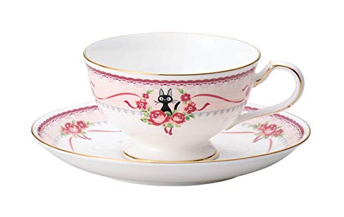 Noritake Majo Kiki's delivery Service Tea Coffee Cup Plate (Pink) MJ97221/H-612L Pink