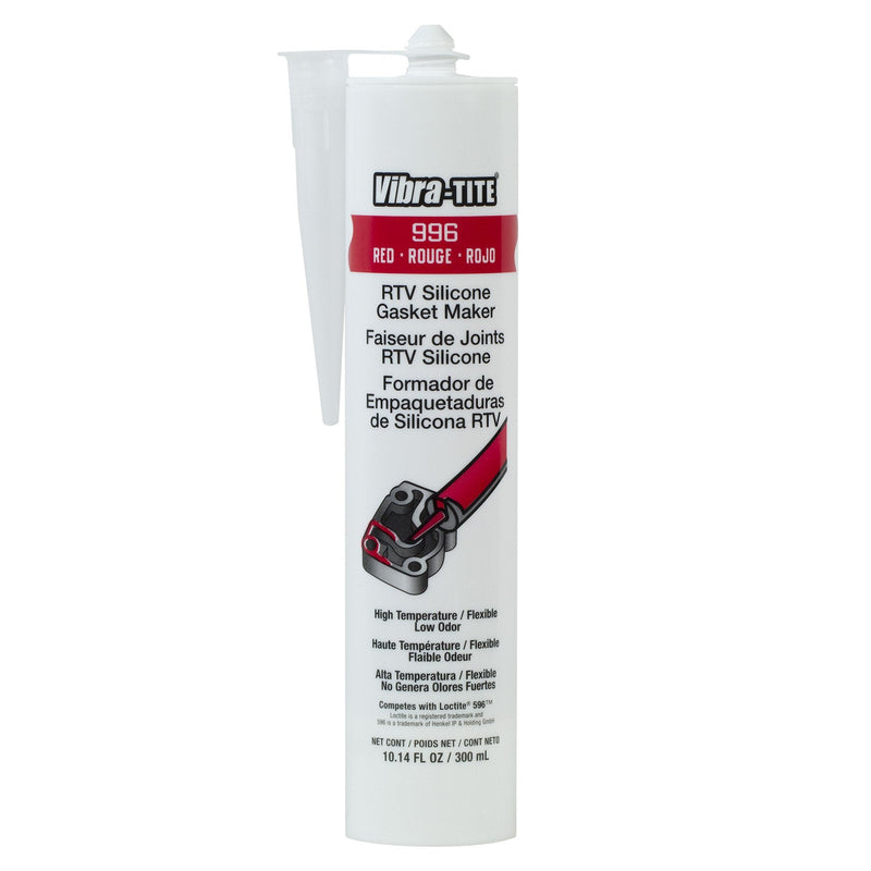 [Australia - AusPower] - Vibra-TITE 99630 RTV Silicone Gasket Maker, 300 ml Cartridge, Red 