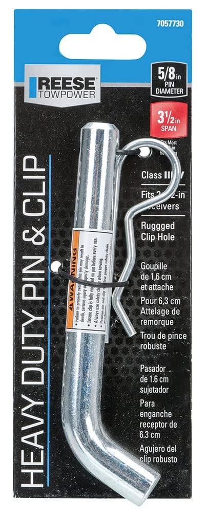 [Australia - AusPower] - Reese Towpower 7057730 Class III-V Heavy Duty Pin and Clip (5/8" with a 3-1/2" Span) 