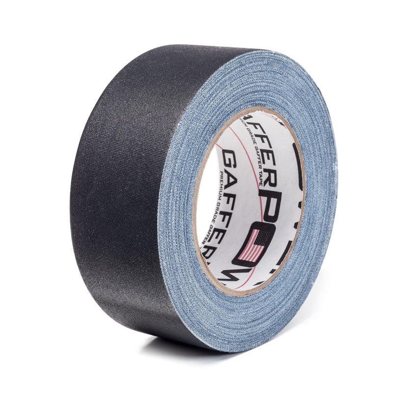 [Australia - AusPower] - Gaffer Power Proudly Made in The USA, Real Professional Grade Gaffer Tape, Heavy Duty Gaffers Tape, Non-Reflective, Multipurpose. 2 Inches x 30 Yards, Black 1 Pack 