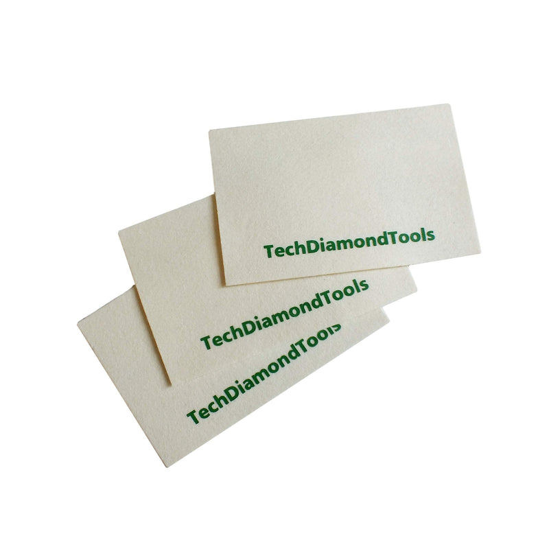 [Australia - AusPower] - A Set of 3 Wool Cloths for Buffing or Polishing with TechDiamonTools Diamond Pastes Wool Cloth 
