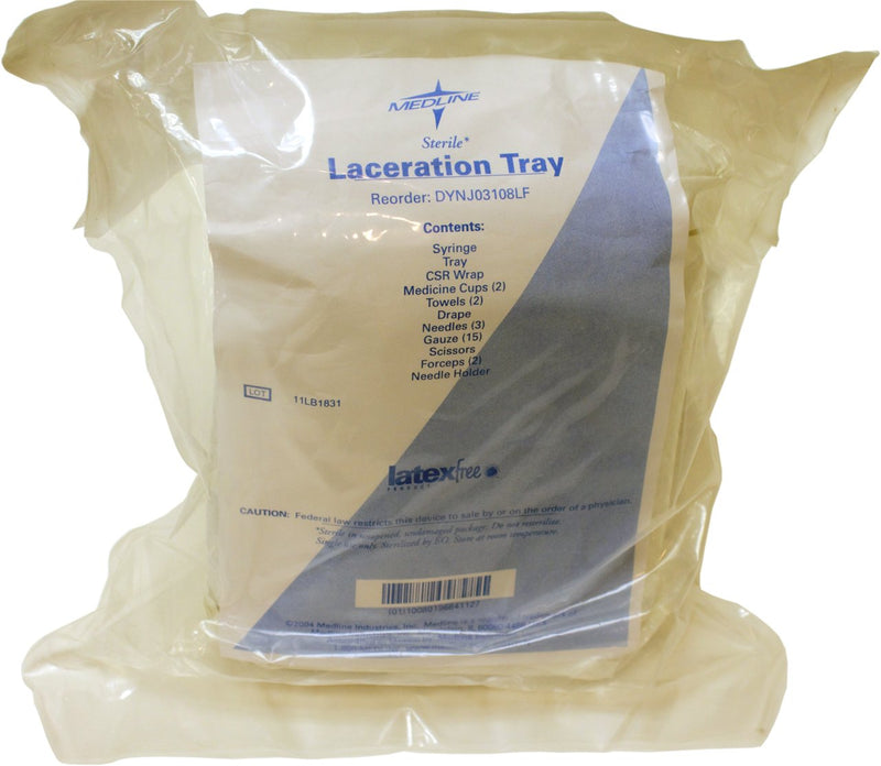 [Australia - AusPower] - Sterile Laceration Tray Latex free 30 PIECE 