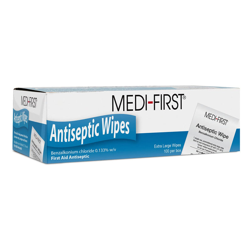 [Australia - AusPower] - Medique First 21433 Antiseptic Wipes, 100 Per Box 100 Count (Pack of 1) 