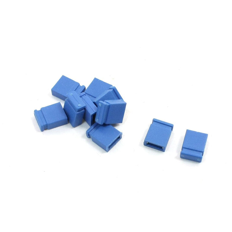 [Australia - AusPower] - uxcell 10 Pcs 2.54mm Standard Circuit Board Shunts Short Jumper Cap 