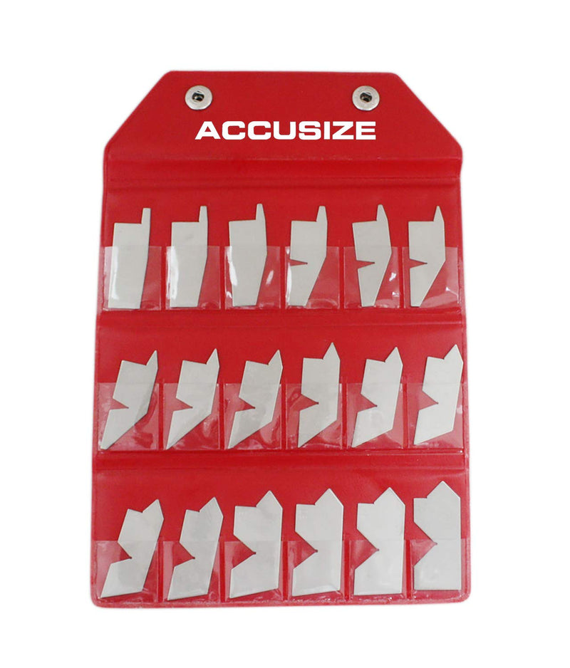 [Australia - AusPower] - Accusize Industrial Tools 18 Pc Angle Gauge Set, 3602-5050 