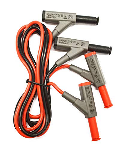 PeakTech Insulated 4 mm Connection Lead with Coupling, 1 X Cat III 1000 V, P 7025 Single
