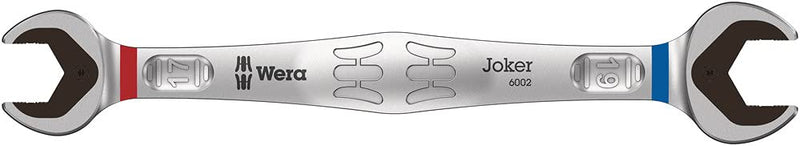 Wera 05003765001 Joker Metric Double Open-Ended Wrench, 17 mm x 19 mm One Size