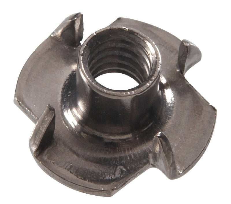 [Australia - AusPower] - Hillman 4147 10-24 x 9/32 x 3/4 in. Stainless Steel Pronged Tee Nut (15-Pack) 