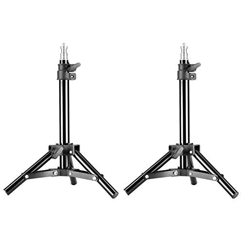NEEWER 50cm/20inch Aluminum Table Top Photography Backlight Stand, 2 Pack