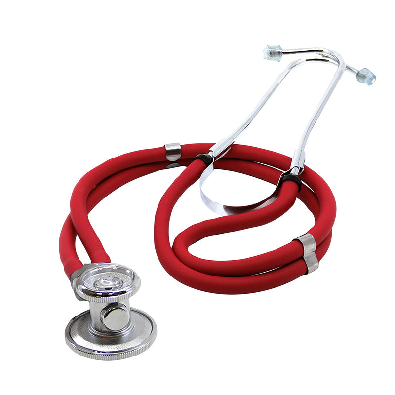 [Australia - AusPower] - Dixie Ems Sprague-Rappaport Type Two Tube Stethoscope – Burgundy 