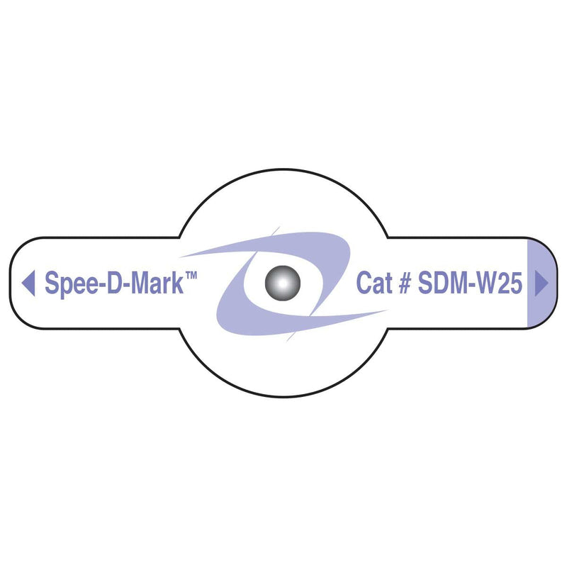 [Australia - AusPower] - Spee-D-Wing SDM-W25 Mammography Skin Marker Nipple Radiopaque, 2.5 mm Size (Box of 100) 