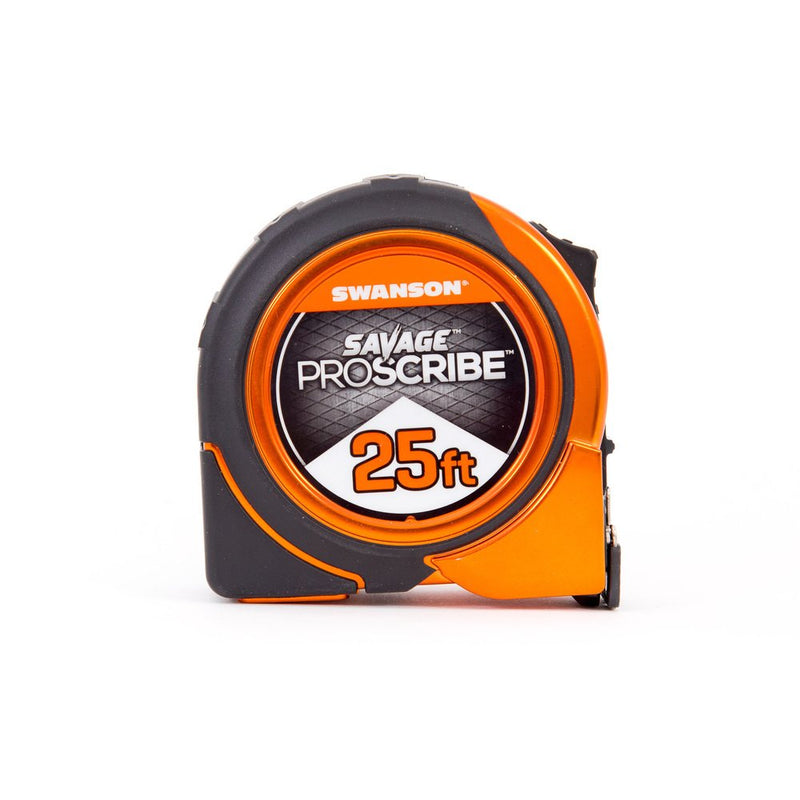 [Australia - AusPower] - Swanson Tool SVPS25M1 25-Feet Magnetic Savage Proscribe Tape Measure Tape Measures 7.6 m 