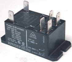 TE CONNECTIVITY/POTTER & BRUMFIELD T92S7A22-240 Power Relay, DPST-NO, 240VAC, 30A, Panel