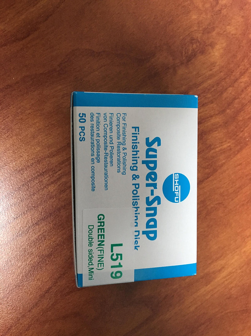[Australia - AusPower] - L519 Super-Snap Disks Polishing Mini Dk Green 50/Bx 