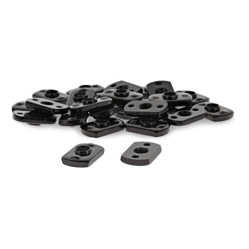 [Australia - AusPower] - 8020, 3286, 15 Series Steel 1/4-20 Centered Slide in Economy T Nuts Hardware Nuts for 80/20 1.5" Aluminum Extrusions (25 Pack) 25 