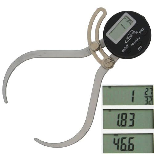 iGaging Digital Inside Caliper, inch/metric friction caliper measuring 0-6 inches, 35-OD6