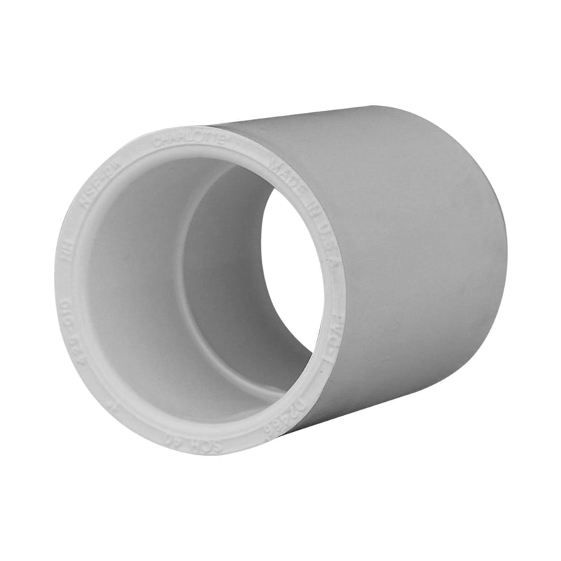 [Australia - AusPower] - CHARLOTTE PIPE 1 SCH 40 COUPLING SXS CONTRACTOR PACK PRESSURE (10 Unit Bag) 1 Inch ( Bag qty: 10 ) White 